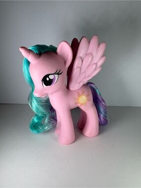 Vintage My Little Pony G4 Princess Celestia Pink 6" Figure 2010 Hasbro Toy